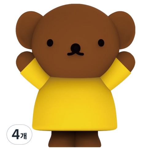 로이체 미피 모니터 피규어 MIFFY-RFG-B-BO, 4개, 보리스