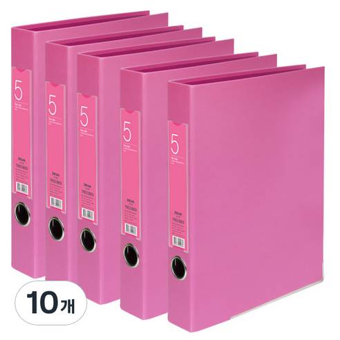드림산업 레일바인더 5cm, 분홍, 10개