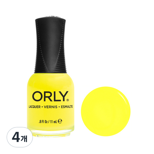 오를리 네일컬러 매니큐어 11ml, 2020082 오 스냅, 4개