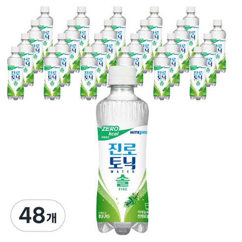 하이트진로 진로 토닉 워터 솔 탄산음료, 300ml, 48개