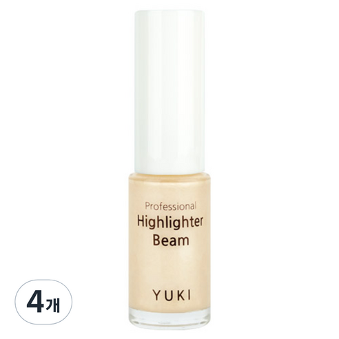유키 프로페셔널 하이라이터 빔 5ml, 04 샴페인드림, 4개
