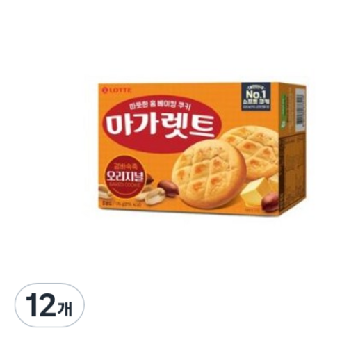 롯데제과 마가렛트 오리지널, 176g, 12개