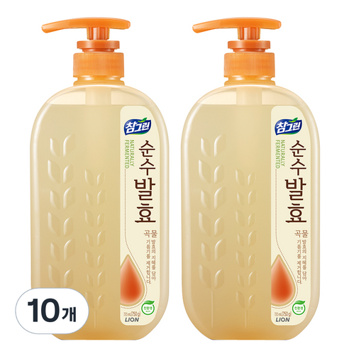 참그린 순수발효 곡물 주방세제, 720ml, 10개