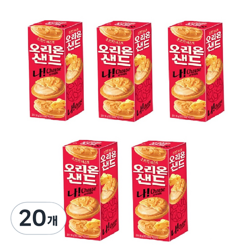 오리온 나 샌드과자, 58g, 20개