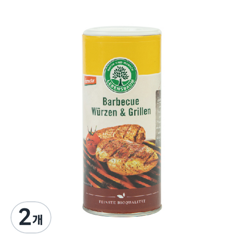 레벤스바움 유기농 바비큐 시즈닝 앤 그릴링, 125g, 2개