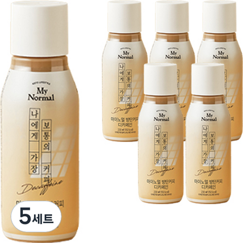 마이노멀 방탄커피 오리지널 디카페인, 230ml, 6개입, 5세트