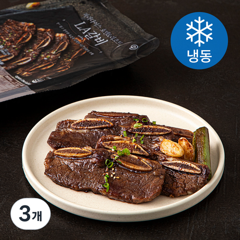 파라다이스 호텔 & 리조트 LA갈비 (냉동), 400g, 3개