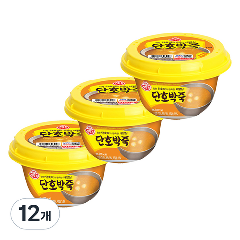 오뚜기 단호박죽 상온, 285g, 12개