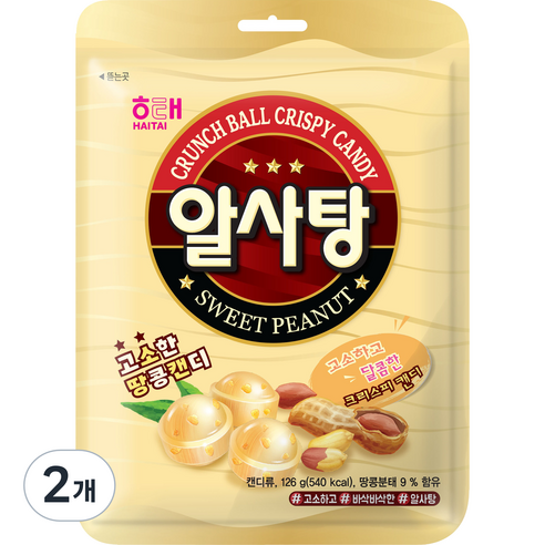 알사탕, 126g, 2개