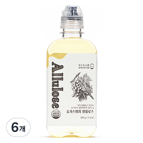 슈가스위치 알룰로스, 380g, 6개