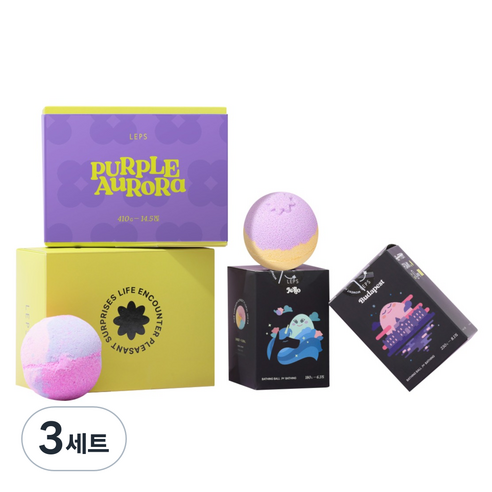 랩스밤 배쓰밤 퍼플오로라 2종 세트, 3세트