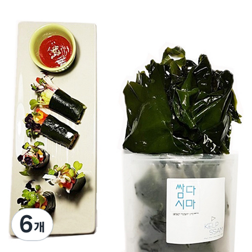 우진수산 염장 쌈다시마, 6개, 2.5kg