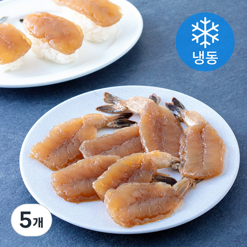 바른씨 초밥용 간장새우 10개입 (냉동), 5개, 160g