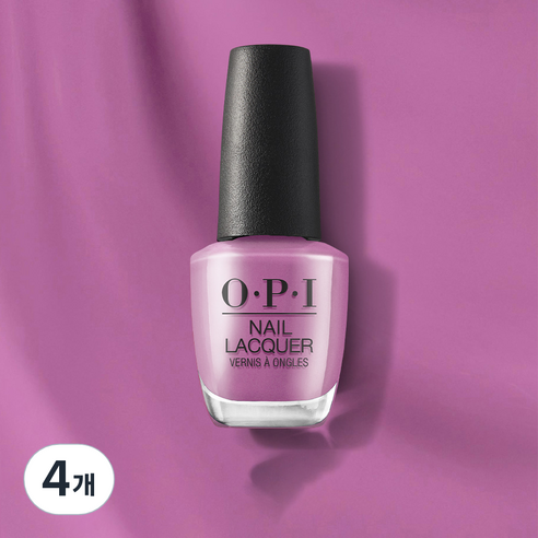 오피아이 네일락커 매니큐어, 15ml, S030 I Can Buy Myself Violets, 4개