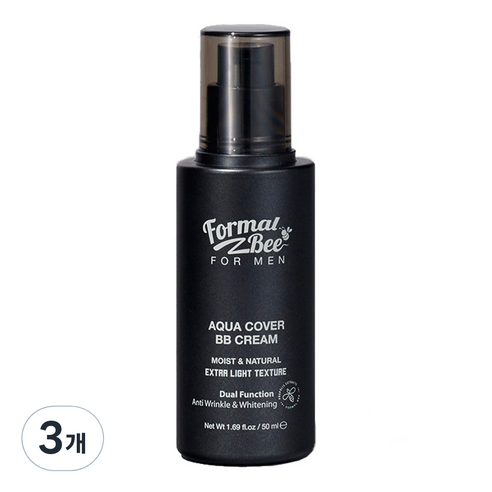 포멀비 포맨 아쿠아 커버 비비크림 50ml, 3개