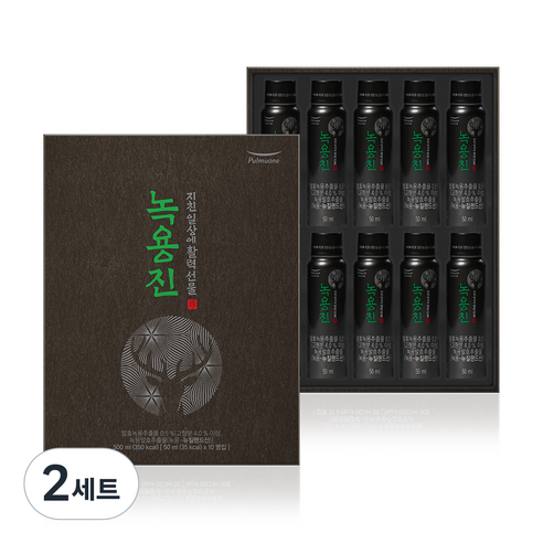 풀무원건강생활 녹용진 선물세트, 2세트, 500ml