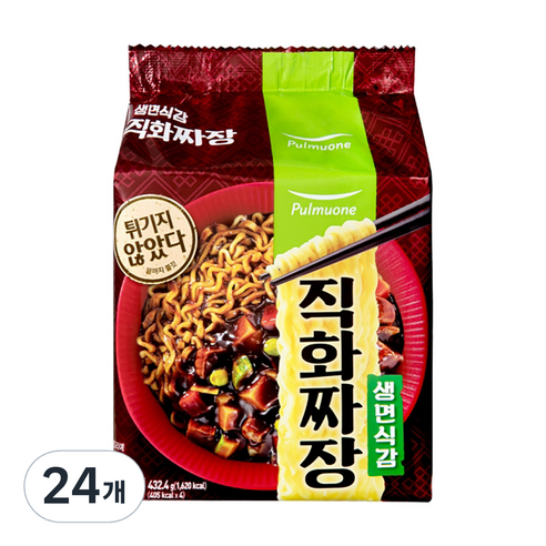 풀무원 생면식감 직화짜장, 24개