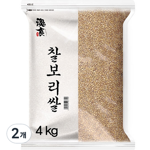 혼식 국산 찰보리쌀, 4kg, 1개