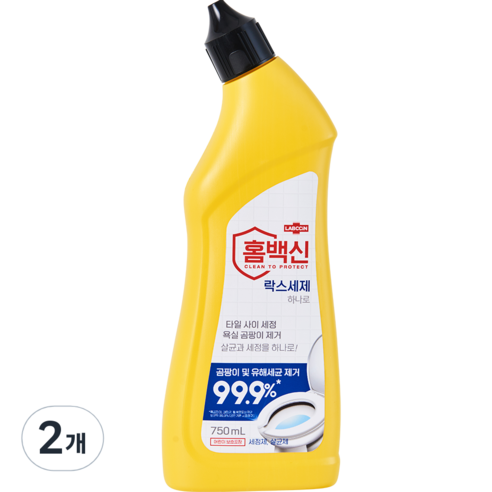 랩신 홈백신 락스세제, 2개, 750ml
