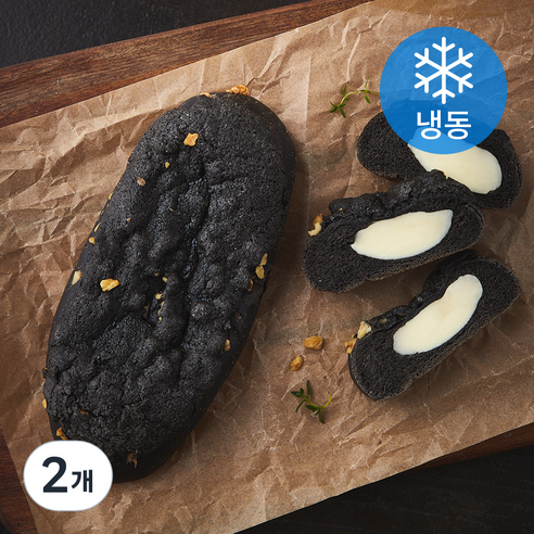 곰곰 크림치즈 쫀득 크런치 블랙 (냉동), 240g, 1개입, 2개