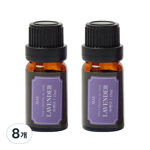 알레 비건 아로마 에센셜 오일 라벤더, 10ml, 8개
