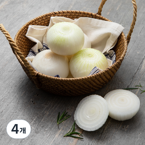 국내산 깐양파, 1kg, 4개