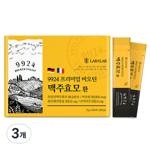 [맥주효모환] 요즘 핫한 꿀템, 랩온랩 9924 프리미엄 비오틴 맥주효모 환 스틱형 – 건강한 라이프스타일을 위한 영양 보충 | 최저가 확인하기!