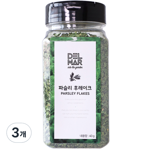 딜리셔스마켓 파슬리 후레이크, 40g, 3개