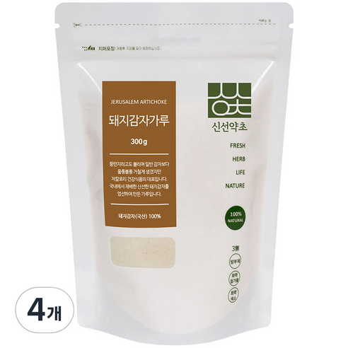신선약초 돼지감자가루, 4개, 300g