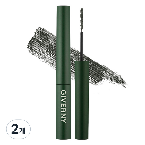 지베르니 밀착 센서티브 마스카라 3.5g, 04 카키 브라운, 2개