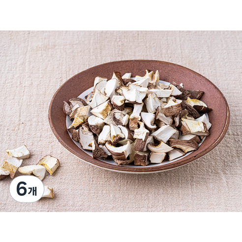 곰곰 국내산 건 표고버섯 채, 60g, 6개