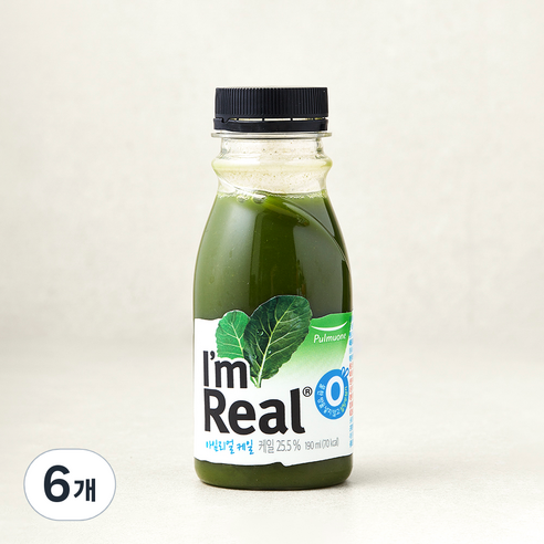 풀무원 아임리얼케일 주스, 190ml, 6개