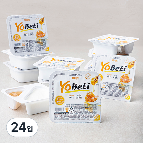요베띠 허니 꾸덕한 요거트 12개입, 148g, 24입