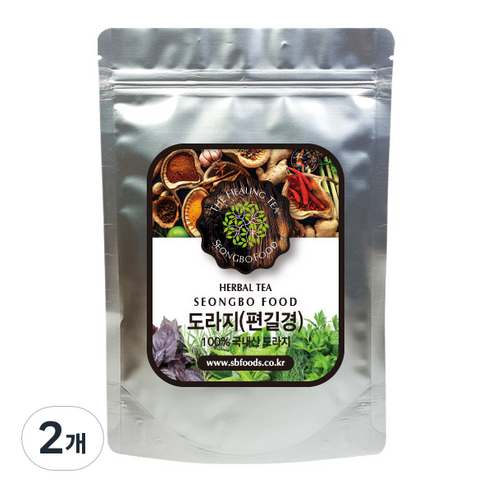 성보식품 도라지 편길경, 200g, 2개