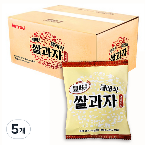 풍미 클래식 쌀과자, 1kg, 5개