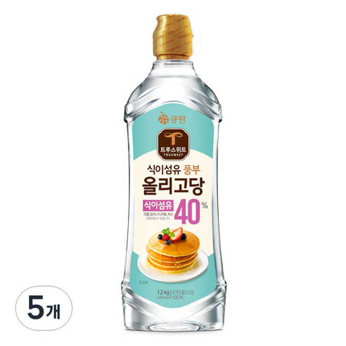 큐원 트루스위트 올리고당, 1.2kg, 5개