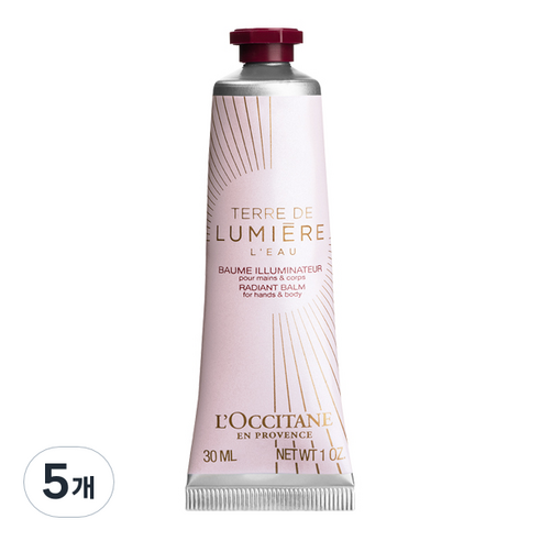 록시땅 떼르 드 루미에르 로 래디언트 밤 꽃향, 30ml, 5개