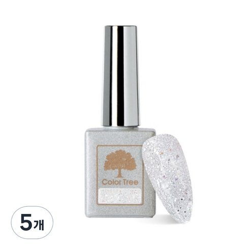 뷰젤 컬러링 웨딩 글리터젤 10ml, 033(WD01), 5개