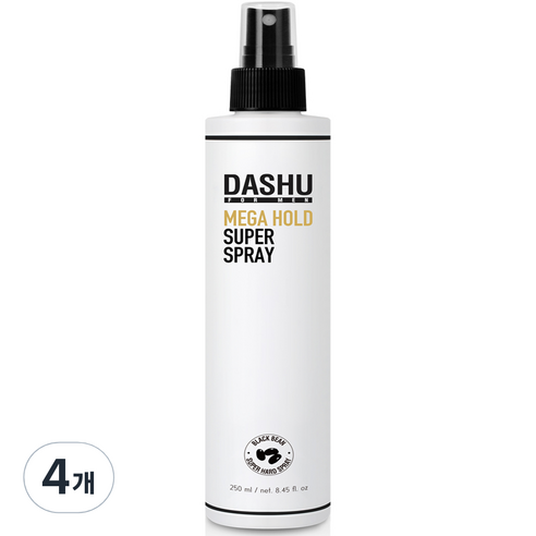 다슈 포 맨 프리미엄 메가 홀드 슈퍼 스프레이, 250ml, 4개