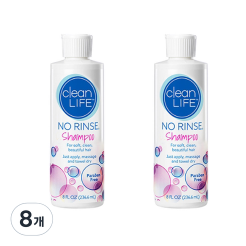 No Rinse Laboratorie 노 린스 샴푸, 236.6ml, 8개