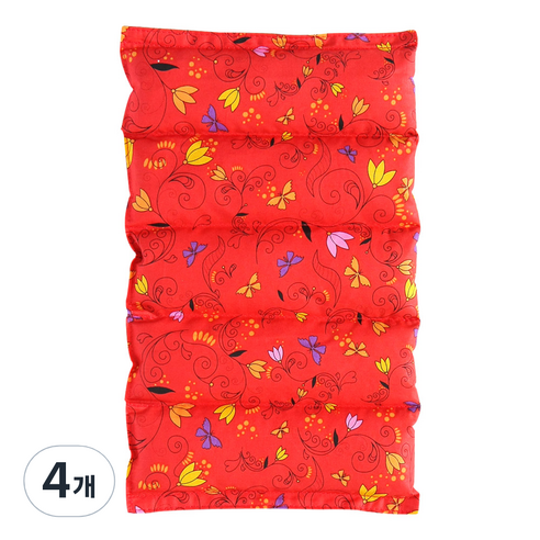 아이러브허브 다용도 찜질팩 소 레드, 4개