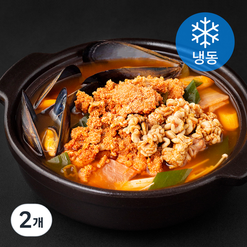 앙트레쿠킹박스 알곤이 홍합 전골 2인분 (냉동), 1115g, 2개