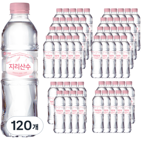 아워홈 지리산수 핑크, 500ml, 120개