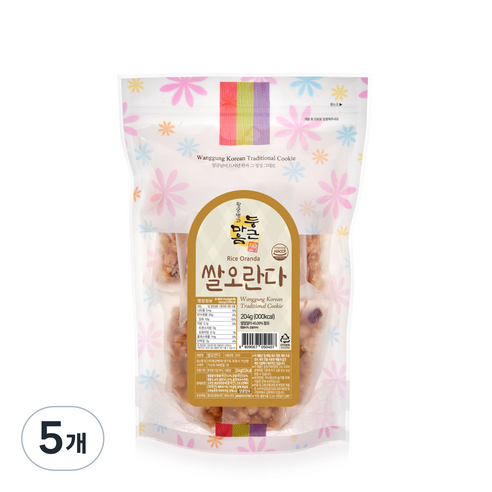 둥근마음 쌀오란다, 204g, 5개
