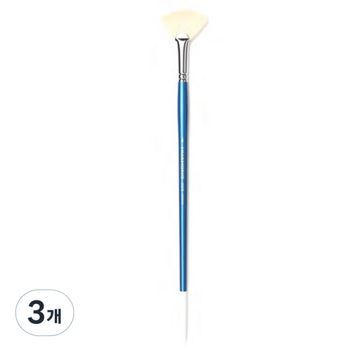 화홍 팬붓 205, F 4호, 3개