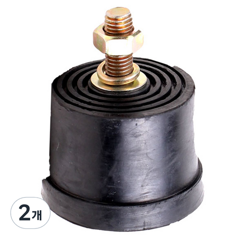 한신 볼트 방진 고무 한쪽볼트 30 x 17 x 6 mm, 2개