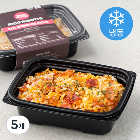 리코 로제베이컨 리조또 (냉동), 270g, 5개