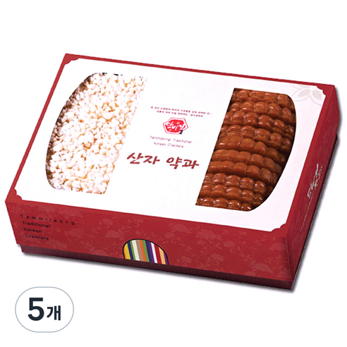 담미정 산자랑 약과랑 선물세트, 760g, 5개