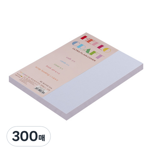 종이문화 친환경색지 레인보우카드 No.30 스노우화이트, 300매