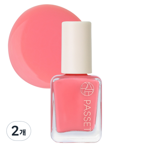 파셋 셀럽 네일컬러 폴리쉬, 81 선셋오렌지, 7ml, 2개